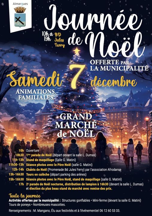 Journée de noel 7 decembre aimargues