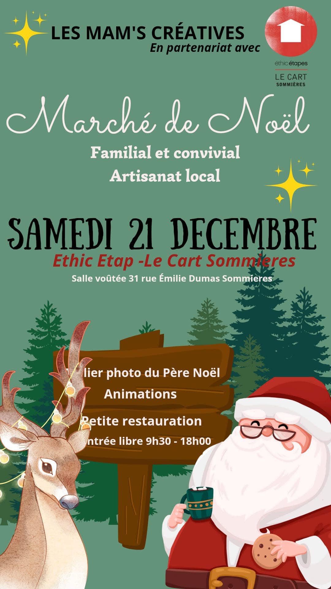 Marché de noel du Cart - Samedi 21 décembre à Sommières