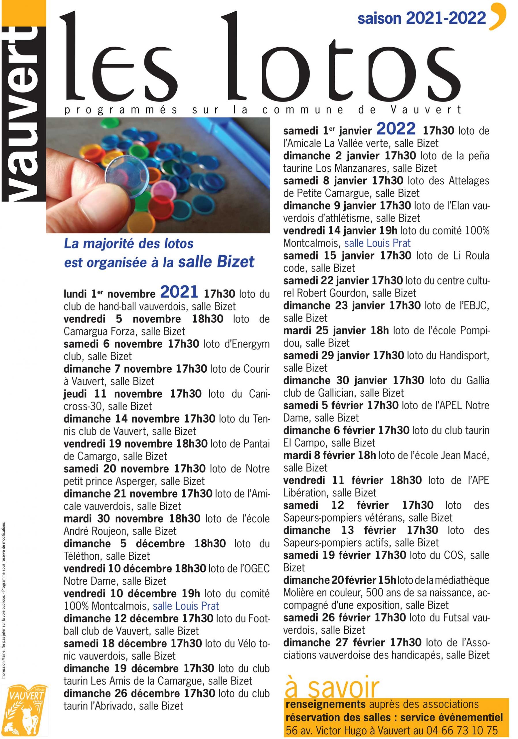 loto Vauvert 2021/2022