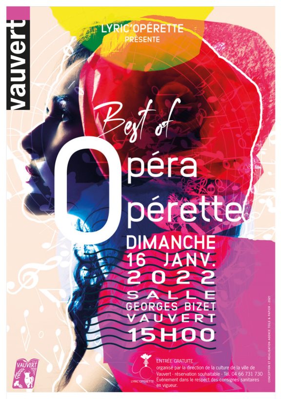 Opéra à Vauvert - Salle Bizet le 16 janvier 2022