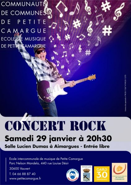 Concert de musique Rock samedi 29 janvier à Aimargues