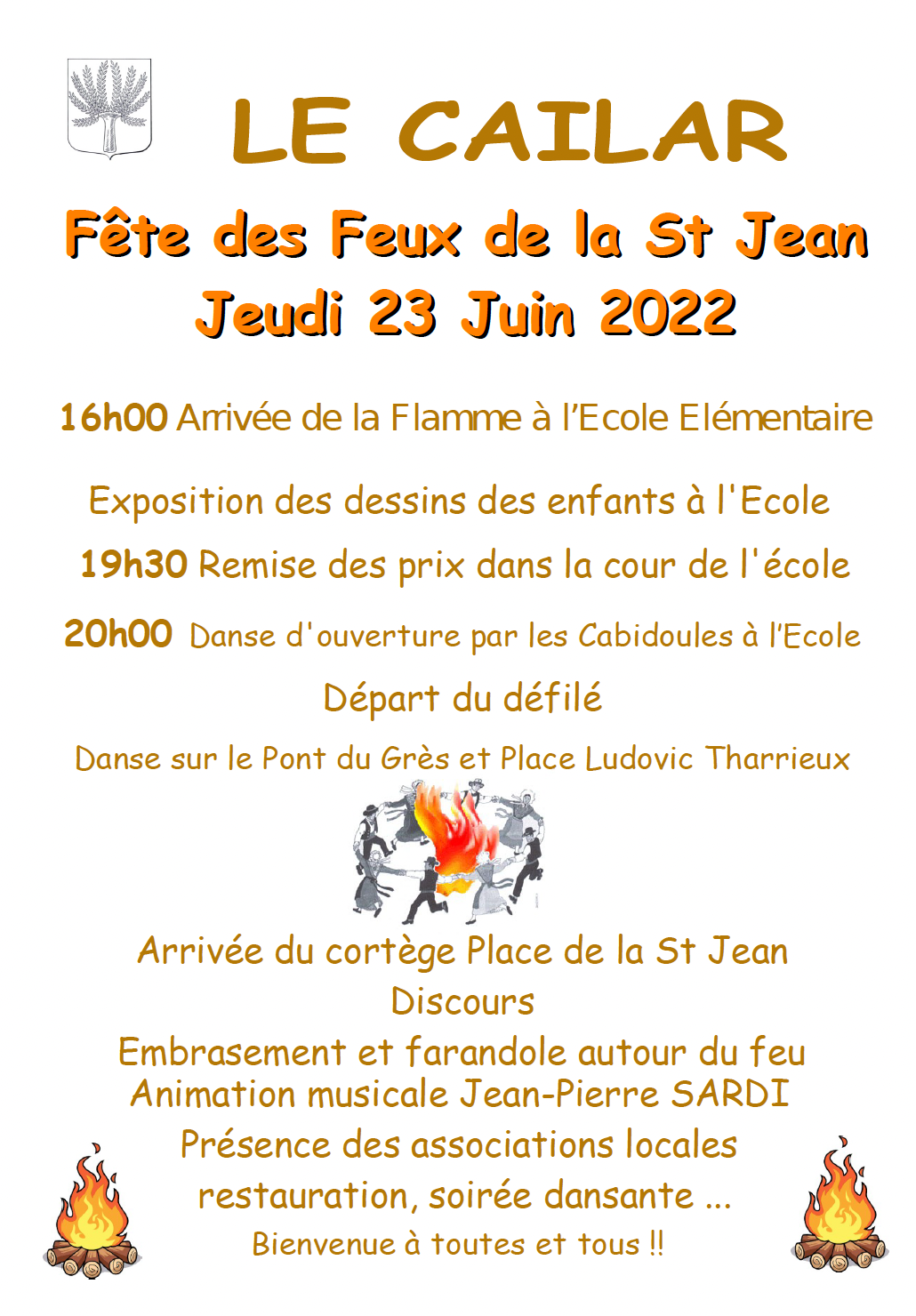 Feux de la Saint Jean - Le Cailar - 23 juin 2022