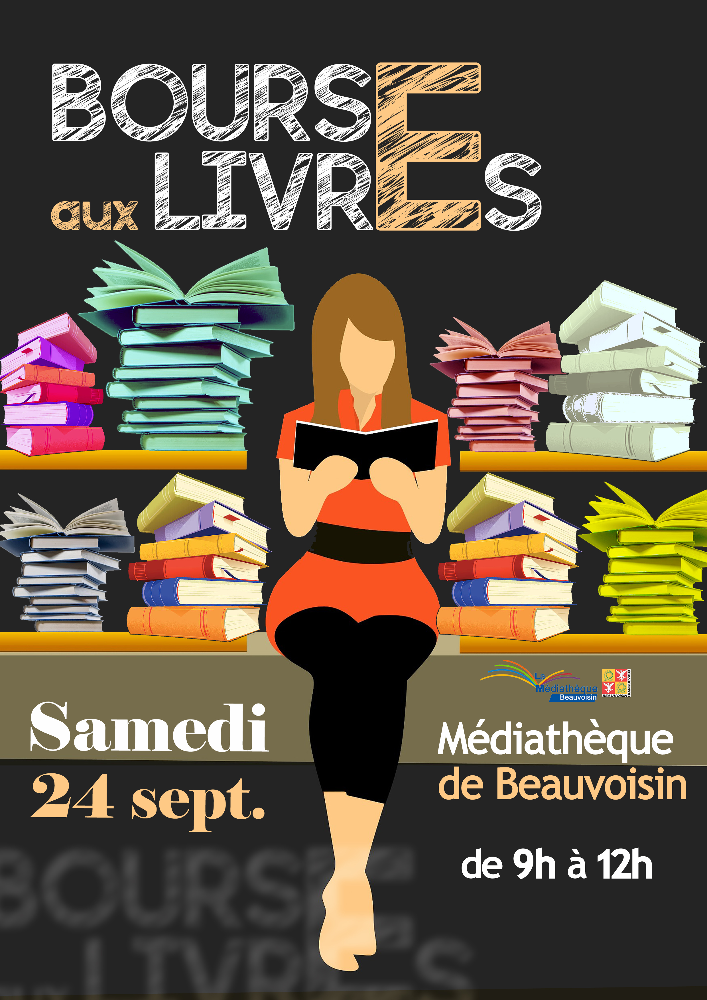 Bourse aux livres 24 septembre à Beauvoisin