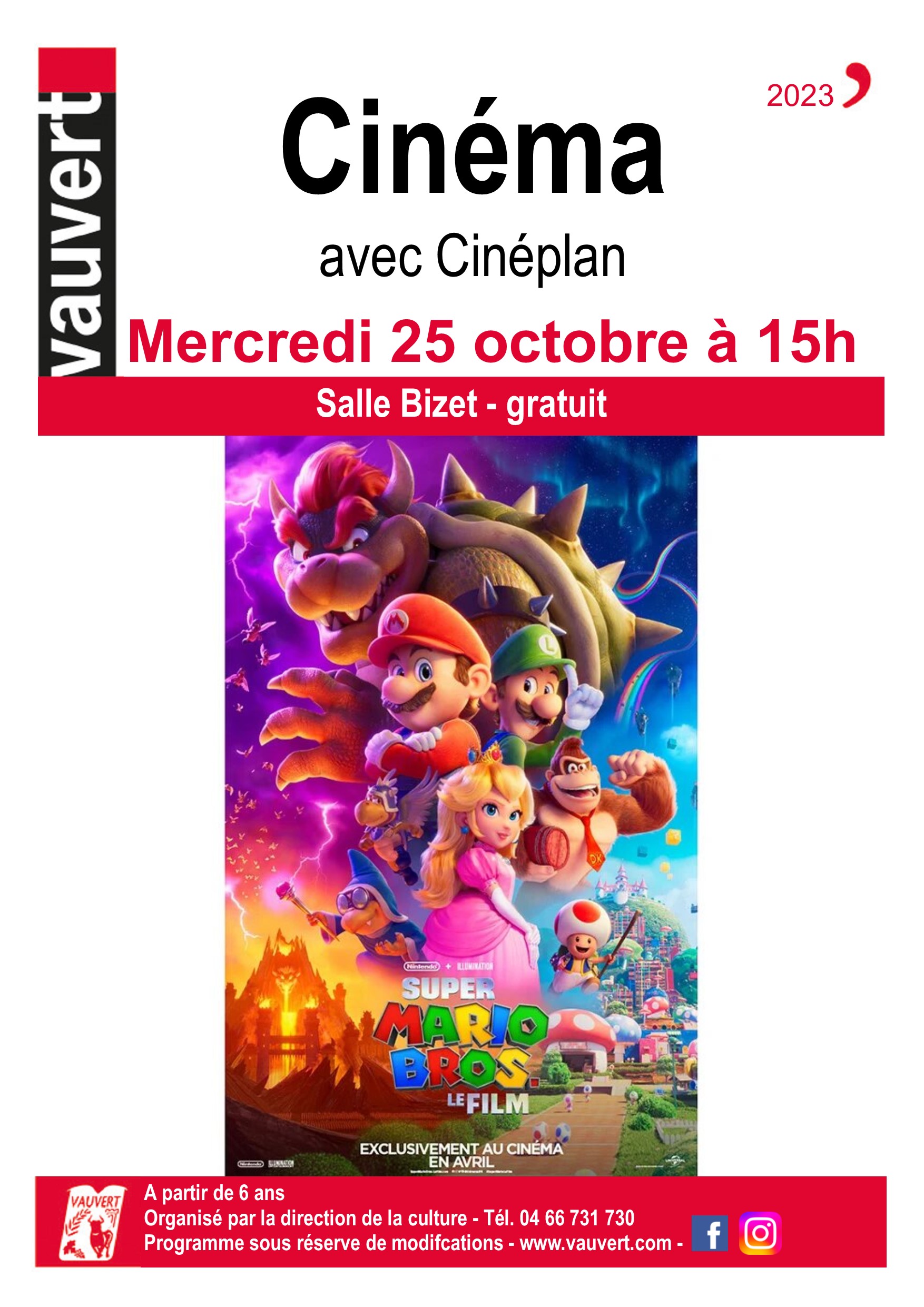 Super Mario Bros - Vauvert - 25 octobre 2023