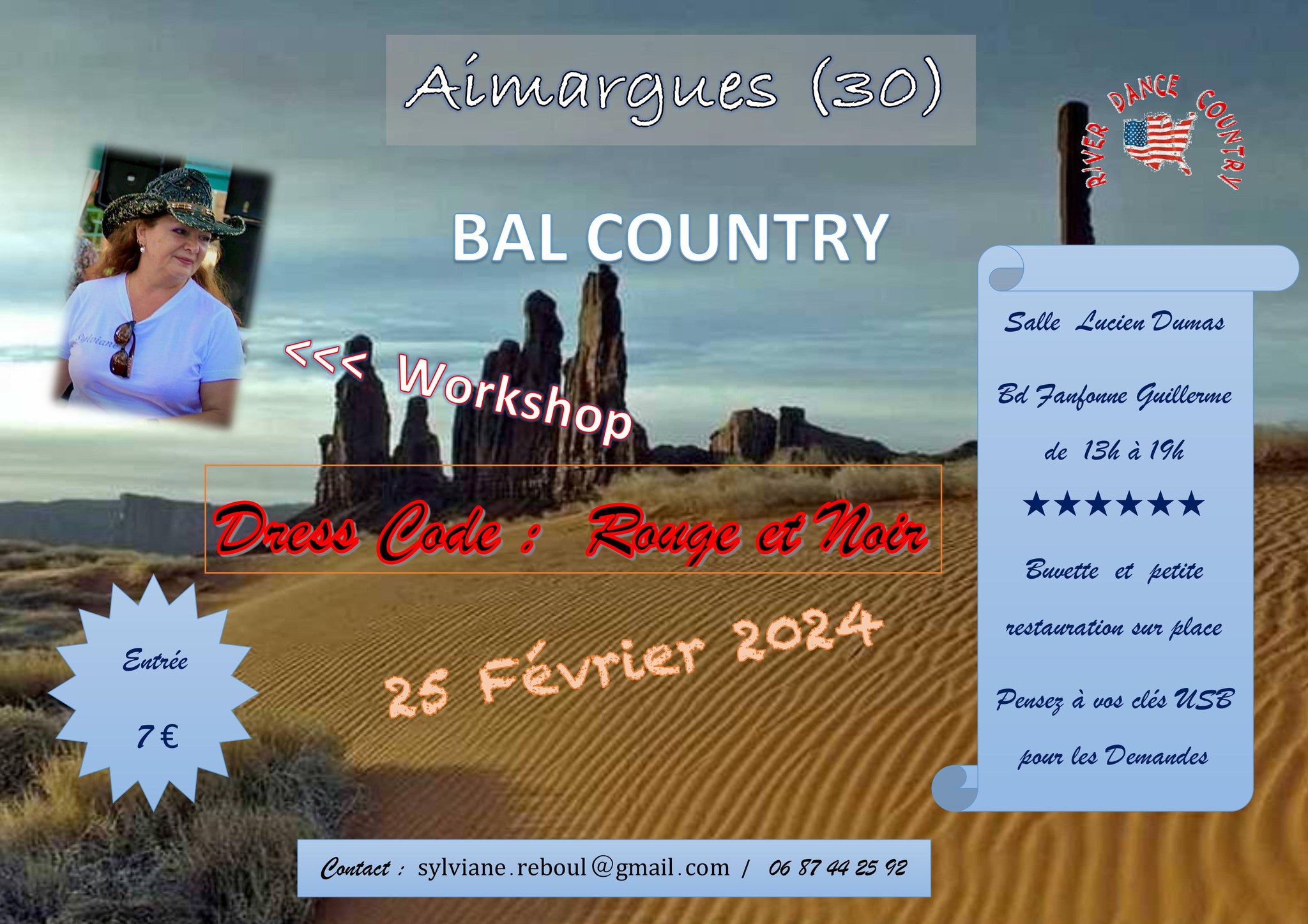 Bal Country Aimargues - 25 février 2024