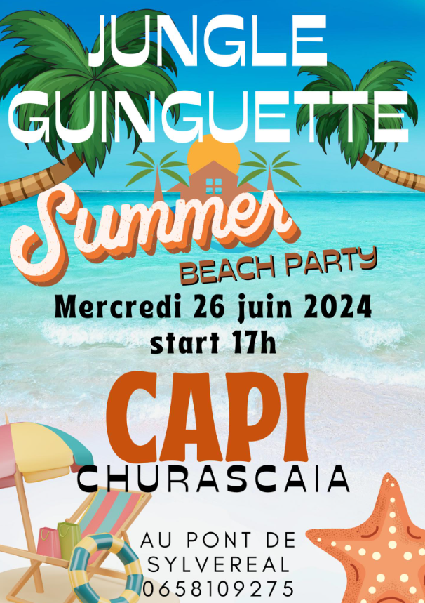 Summer Beach Party - Mercredi 26 juin à Sylvéréal