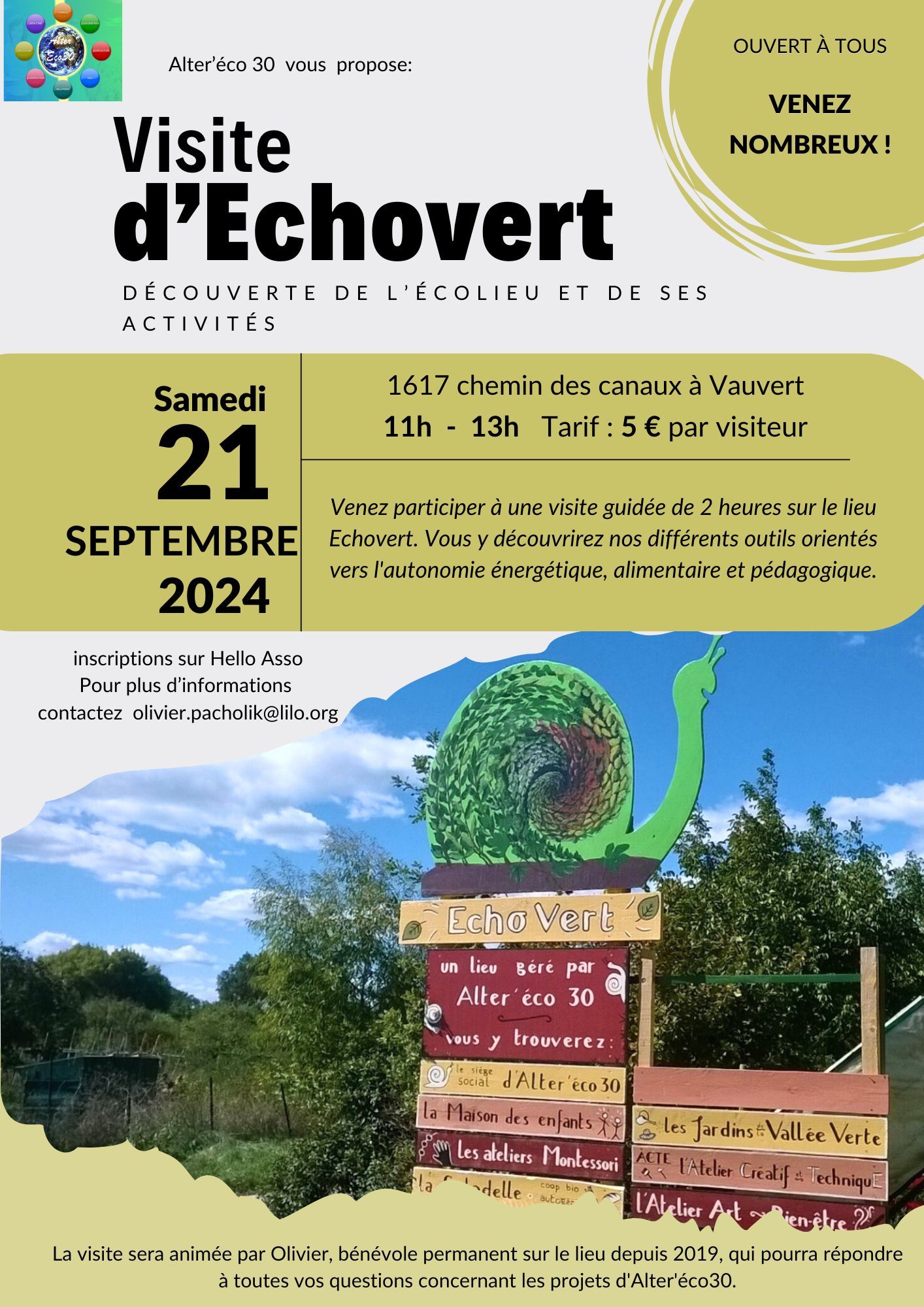 Visite Echovert Vauvert