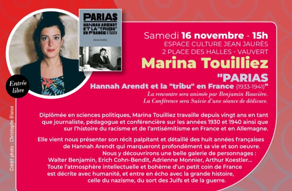 Les rencontres d'Atout Philo - Vauvert - Samedi 16 novembre 2024