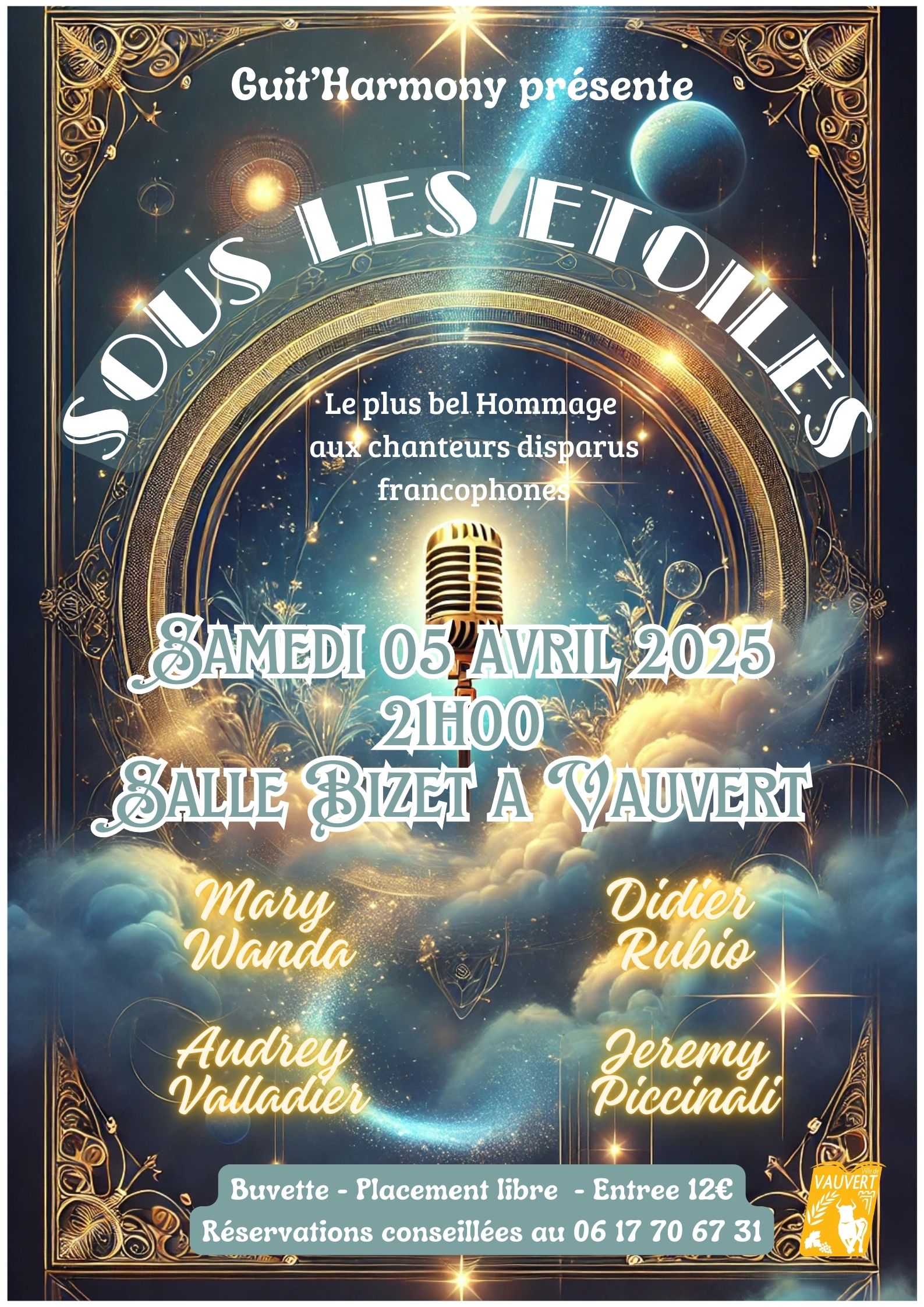 Guit'Harmony présente Sous les étoiles - Samedi 05 avril à Vauvert