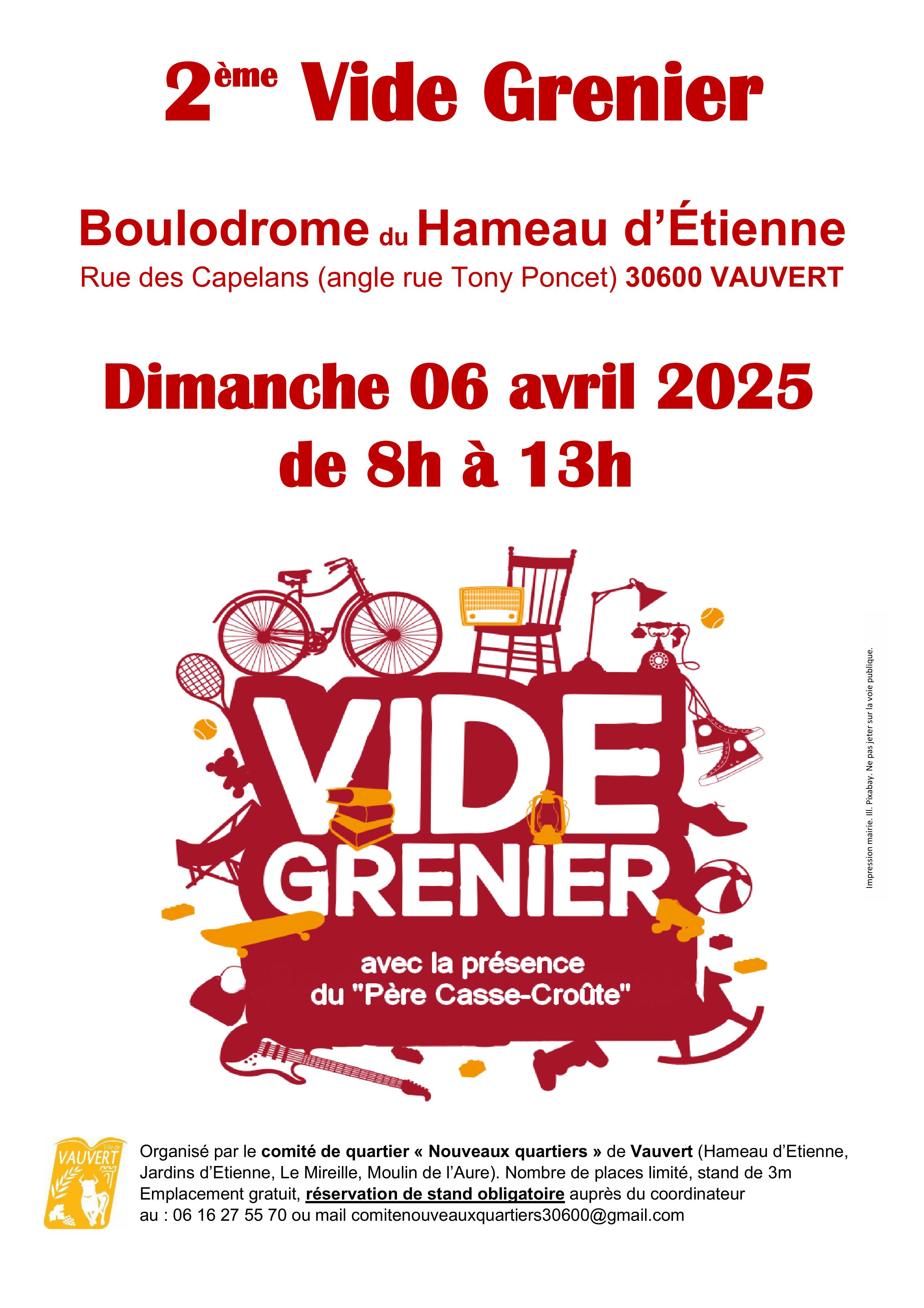 vide grenier 6 avril