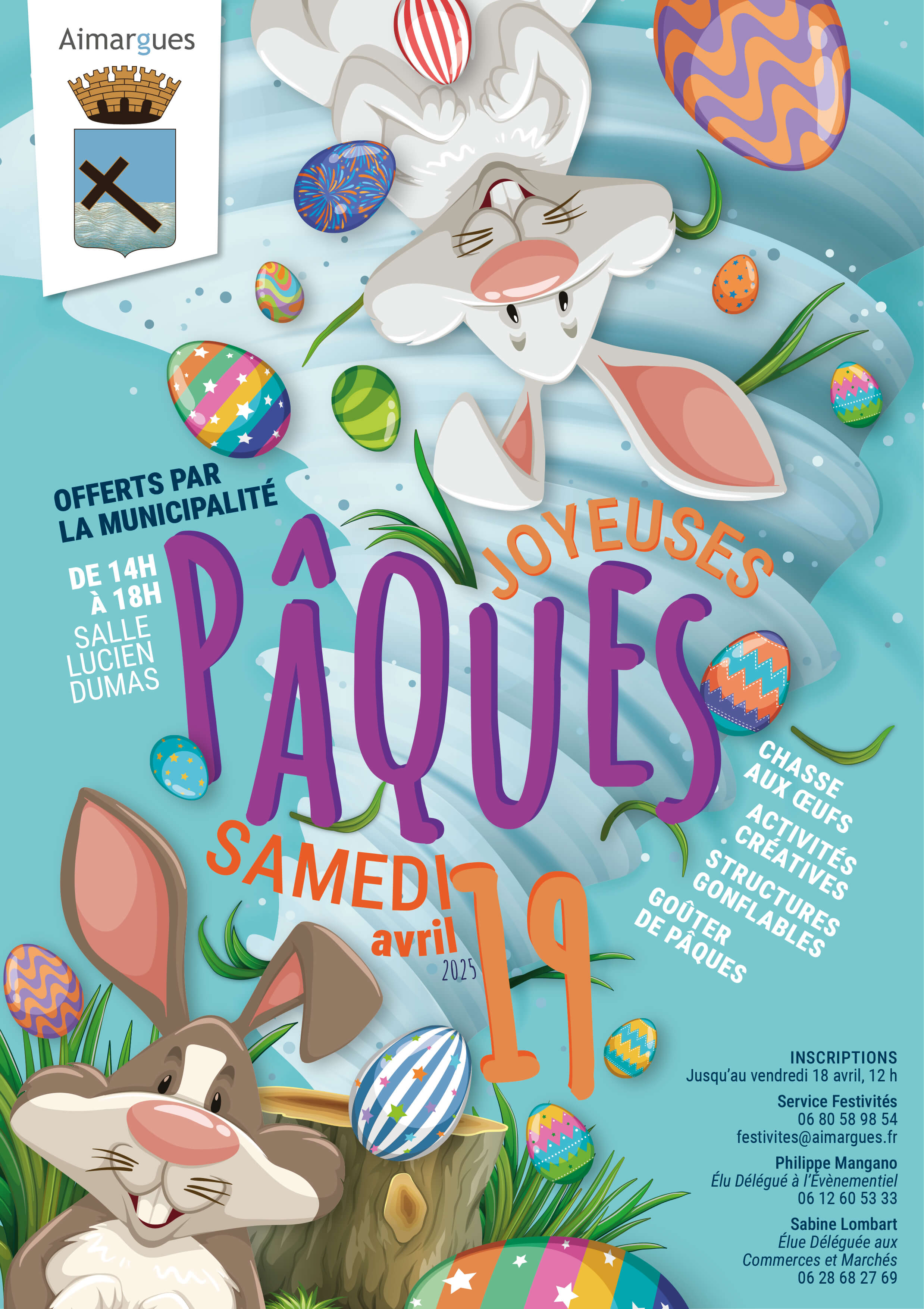 Joyeuses Paques - Samedi 19 avril à Aimargues