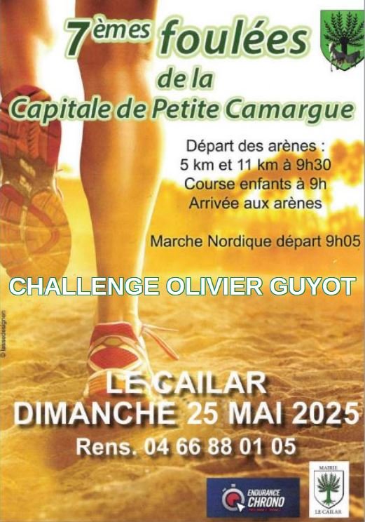 Foulée de la Capitale de Petite Camargue - Dimanche 25 mai Le Cailar