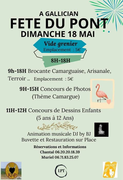 Fête du Pont - Dimanche 18 mai 2025 - Gallician