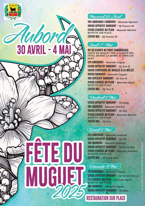 Fête du muguet Aubord - 30 avril au 04 mai 2025
