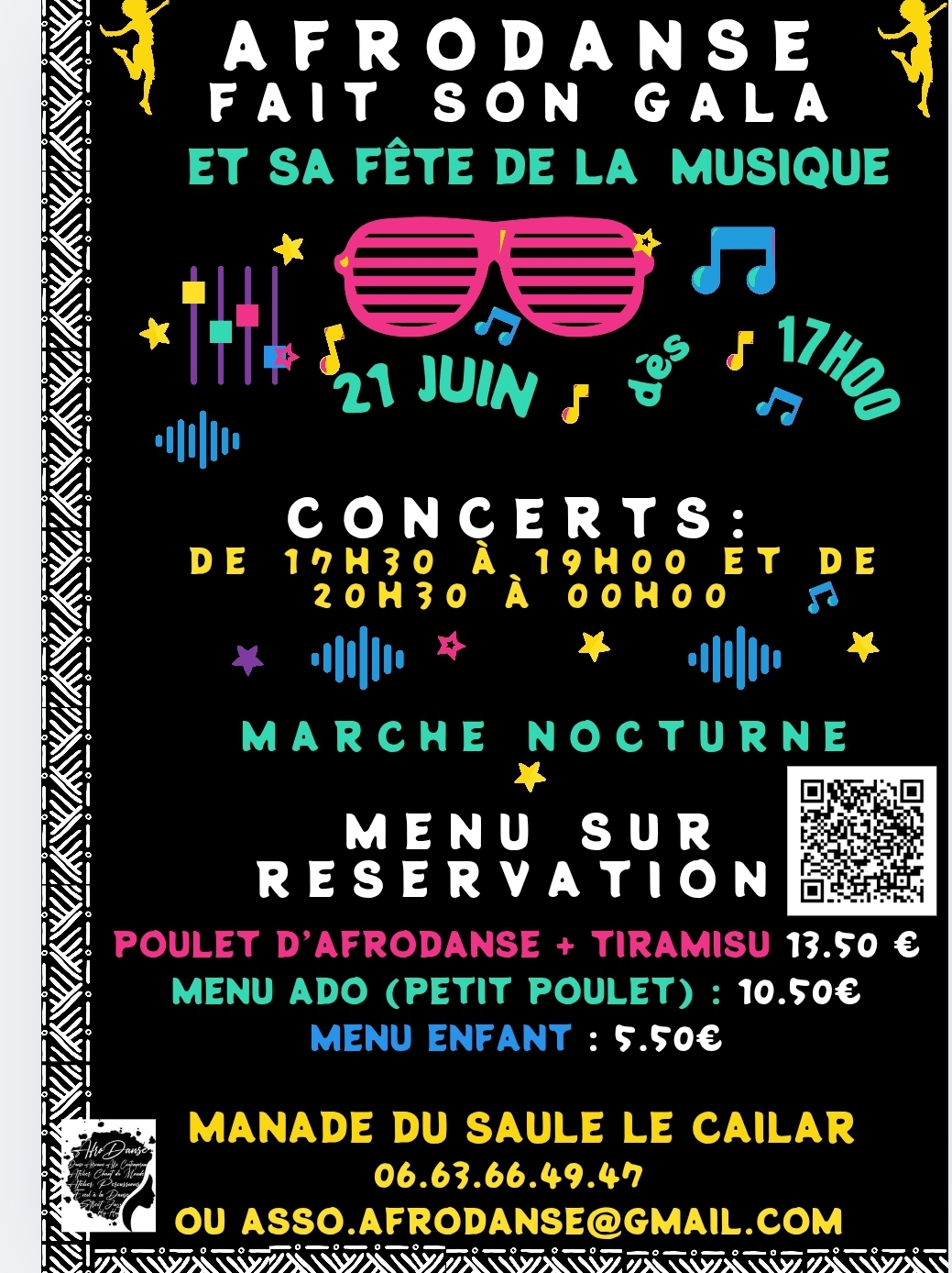 Gala et Fête de la musique de l'association de danse Afrodanse