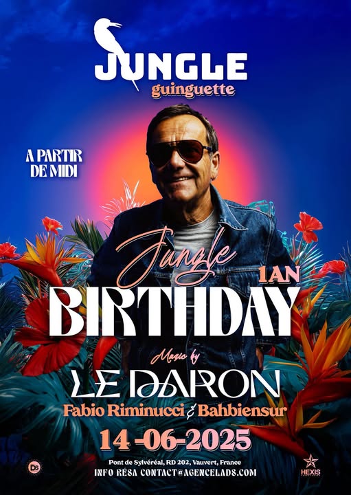 Birthday de la Jungle Guinguette - Samedi 14 juin à Sylvéréal
