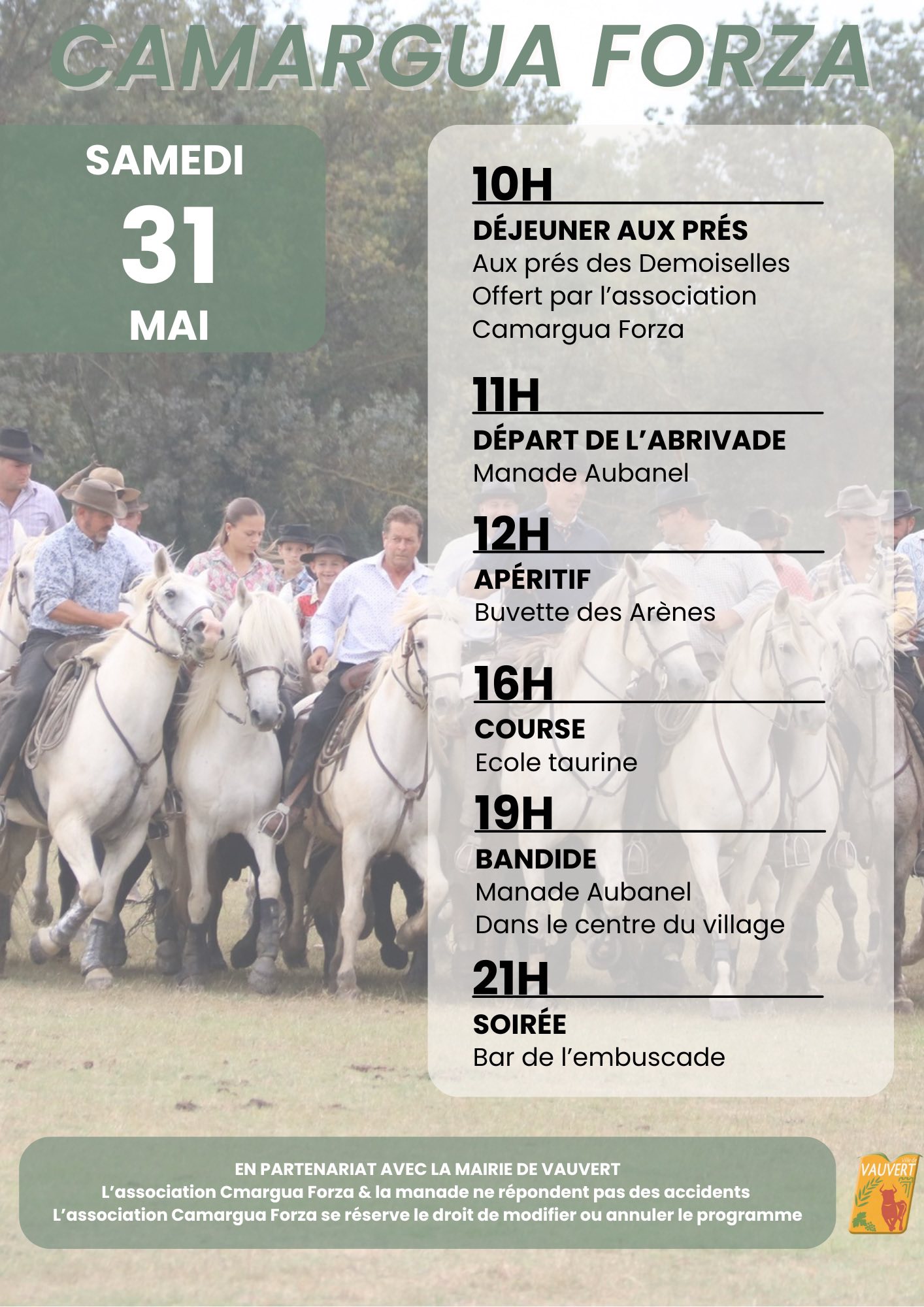 Anniversaire du Camargua Forza - Vendredi 30 et samedi 31 mai à Vauvert