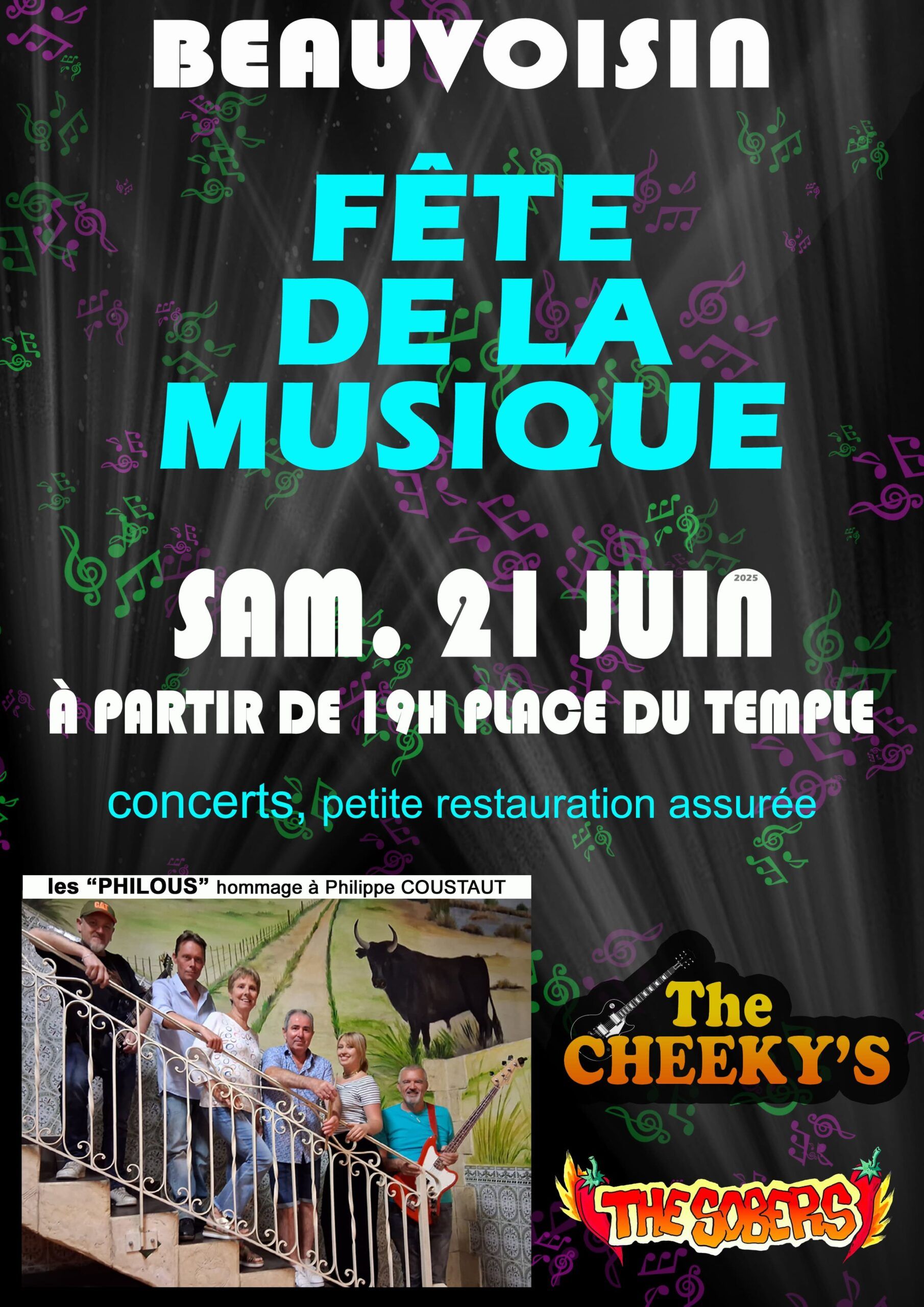 Fête de la musique à Beauvoisin - 21 juin