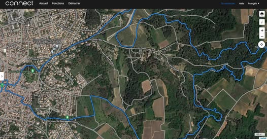 Parcours à pied - vetathlon vauvert 2025