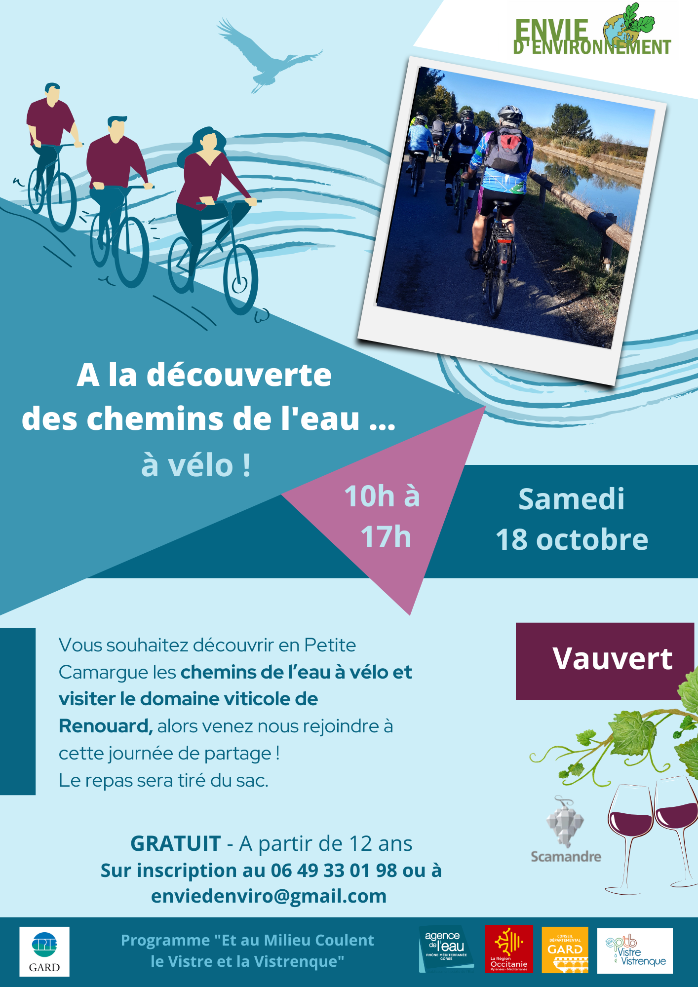 Journée vélo le 18 octobre 2025 à Vauvert