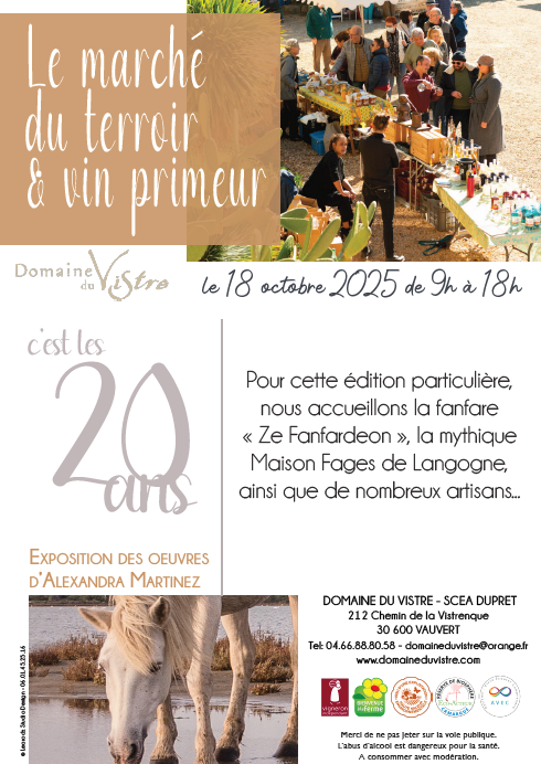 Marché du Vistre 18 octobre 2025 - Vauvert