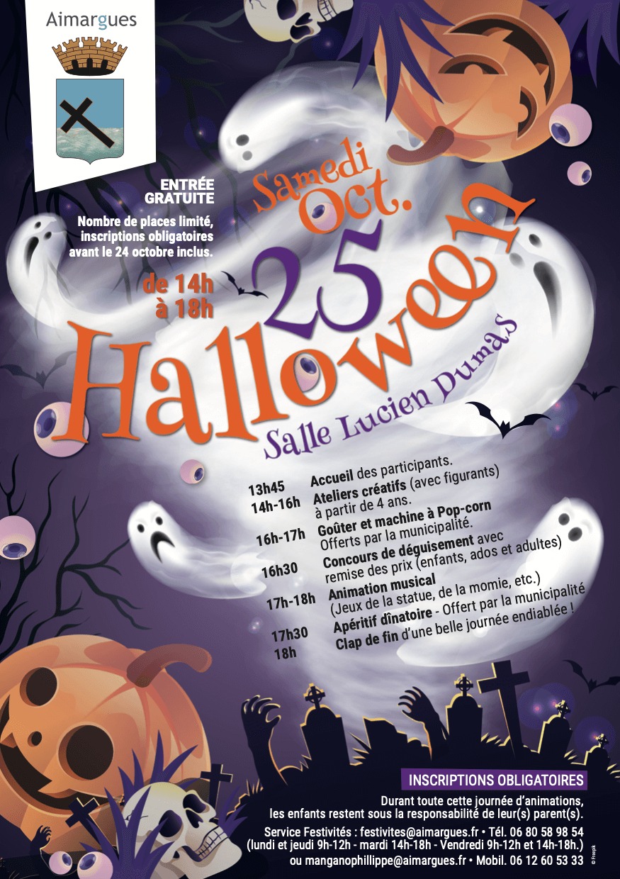 Soirée Halloween - Samedi 25 octobre à Aimargues