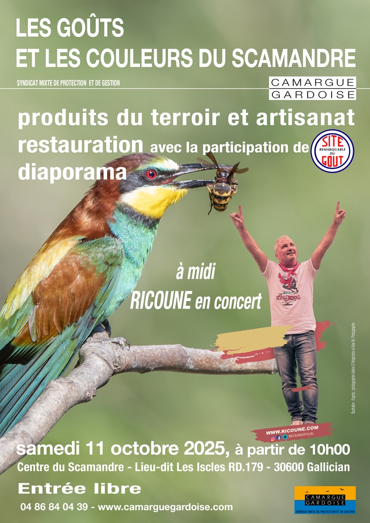 Les goûts et les couleurs du Scamandre - Samedi 11 octobre à Gallician