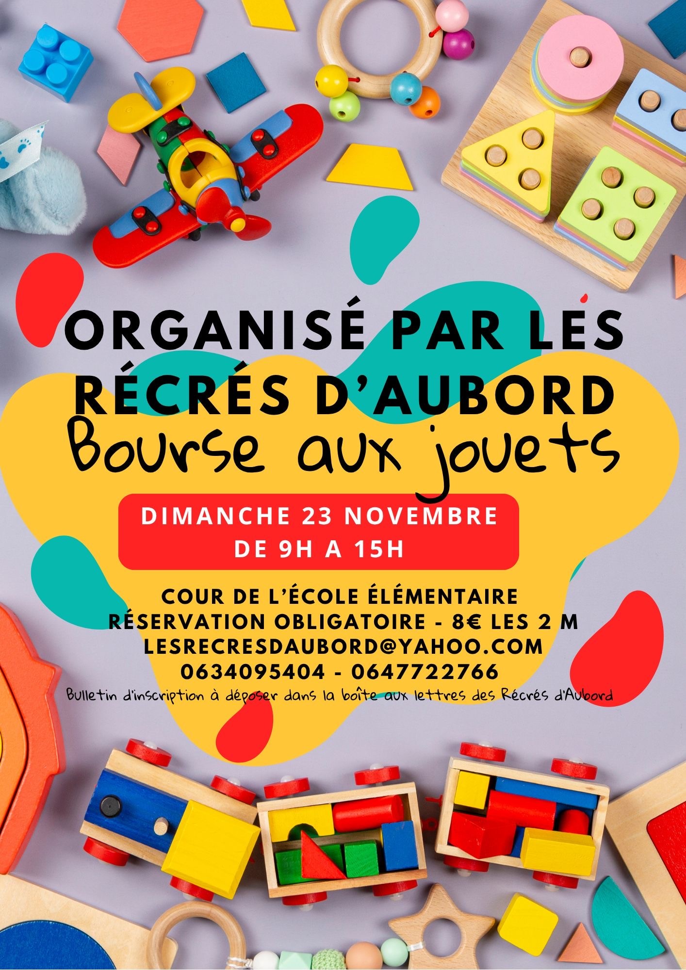 Bourse aux jouets dimanche 23 novembre à Aubord
