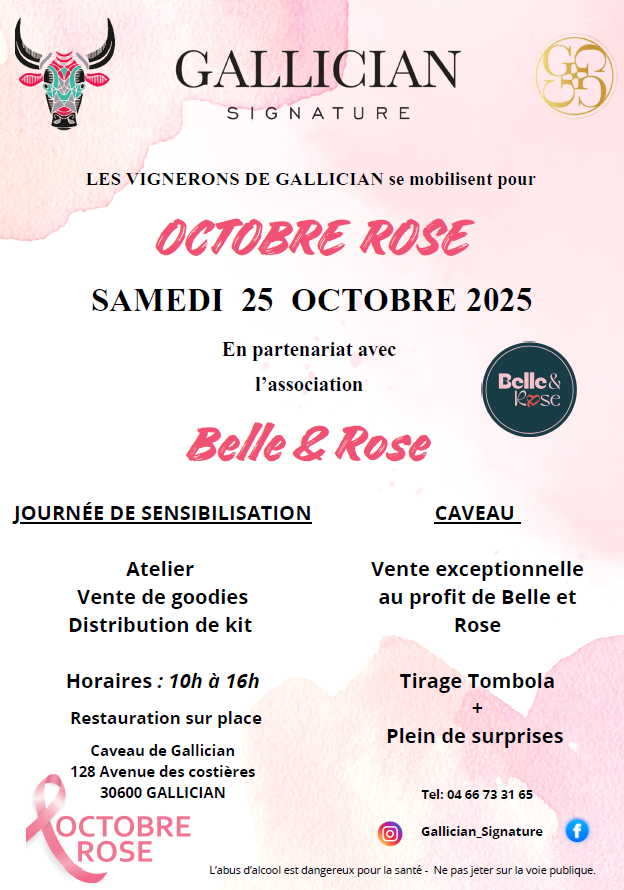 Samedi 25 octobre à Gallician - Cave Gallician Signature
