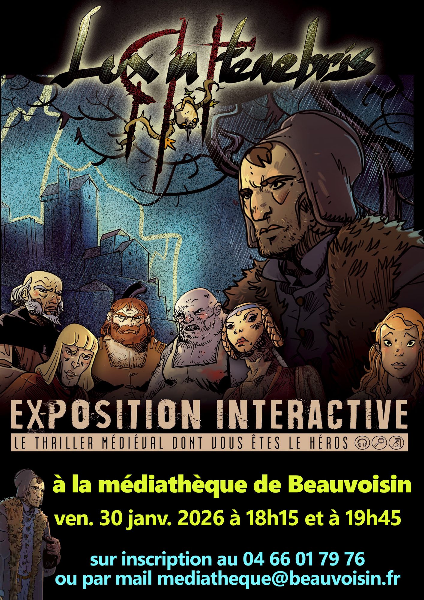 Exposition interactive "Lux in tenebris" - Beauvoisin 24 et 30 janvier 2026