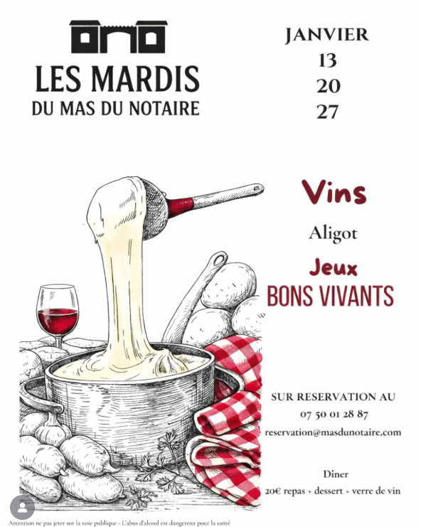 Les mardis du Mas du Notaire