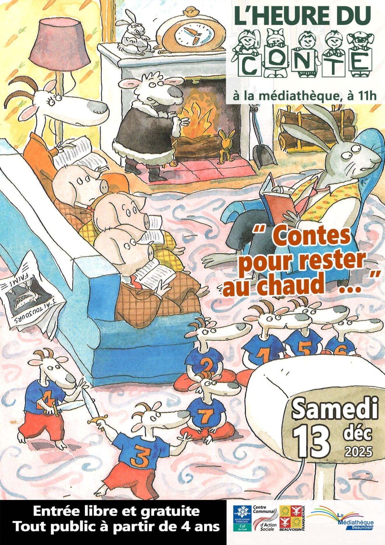 Heure du conte à Beauvoisin