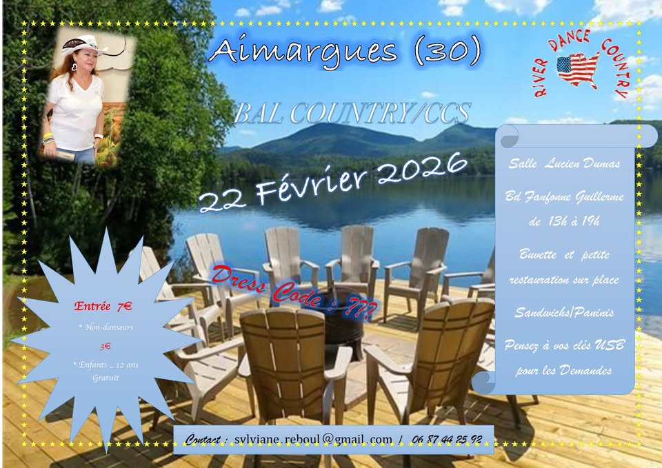 Bal Country Aimargues - 22 février 2026