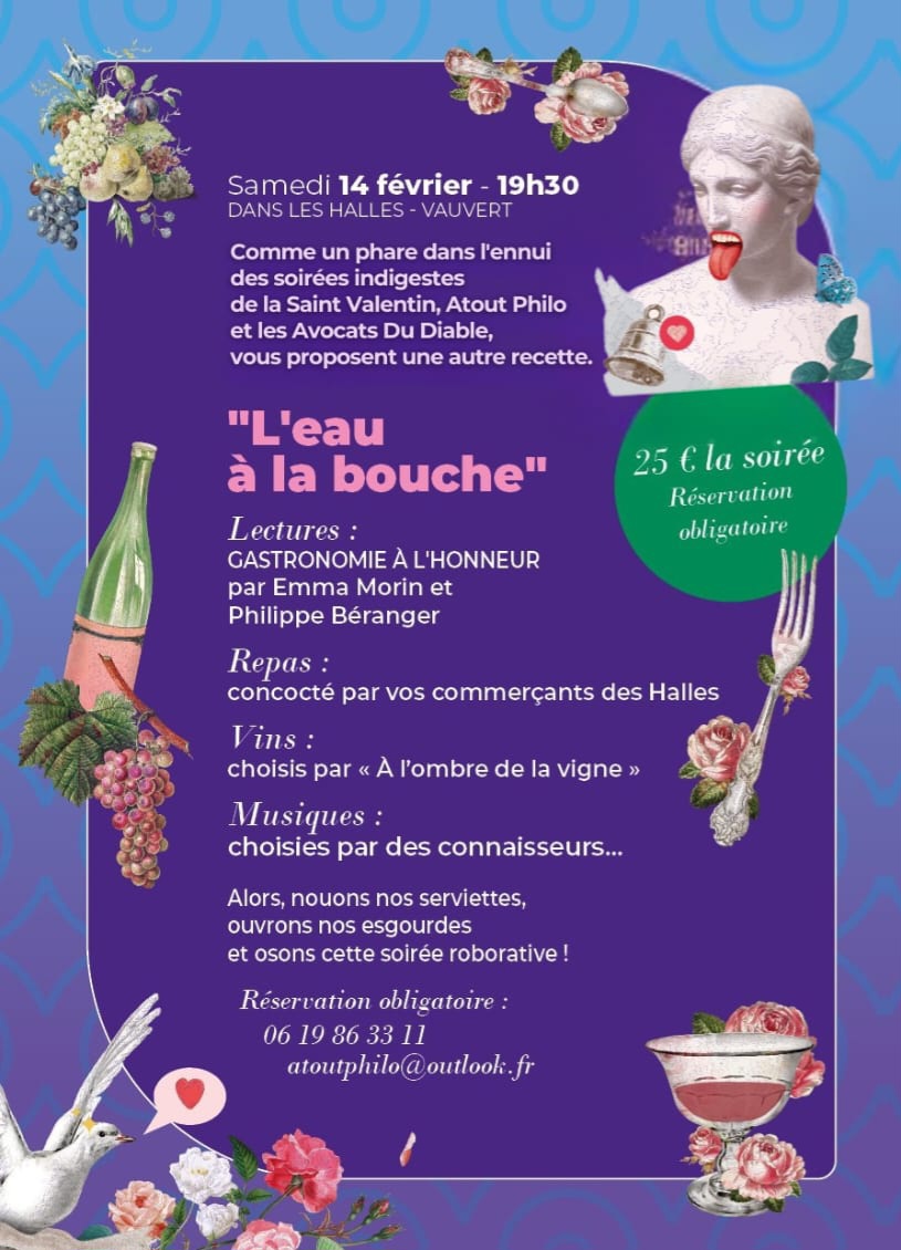 Lectures et Gastronomie - Atout Philo