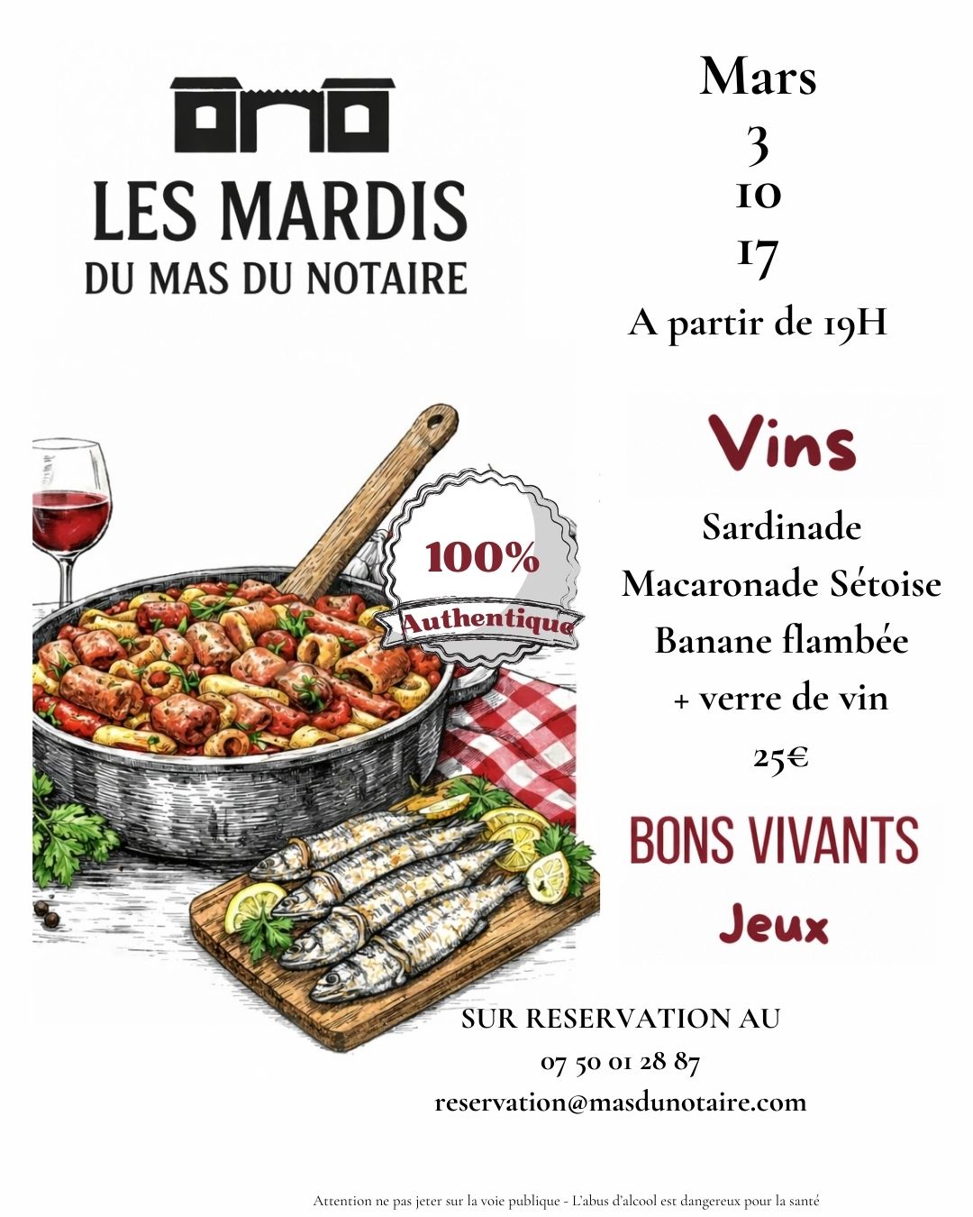 Les mardis du Mas du Notaire