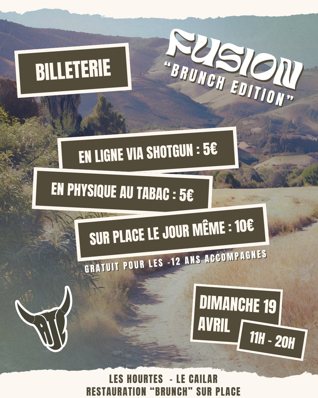 Fusion "Brunch édition" - Dimanche 19 avril  Le Cailar