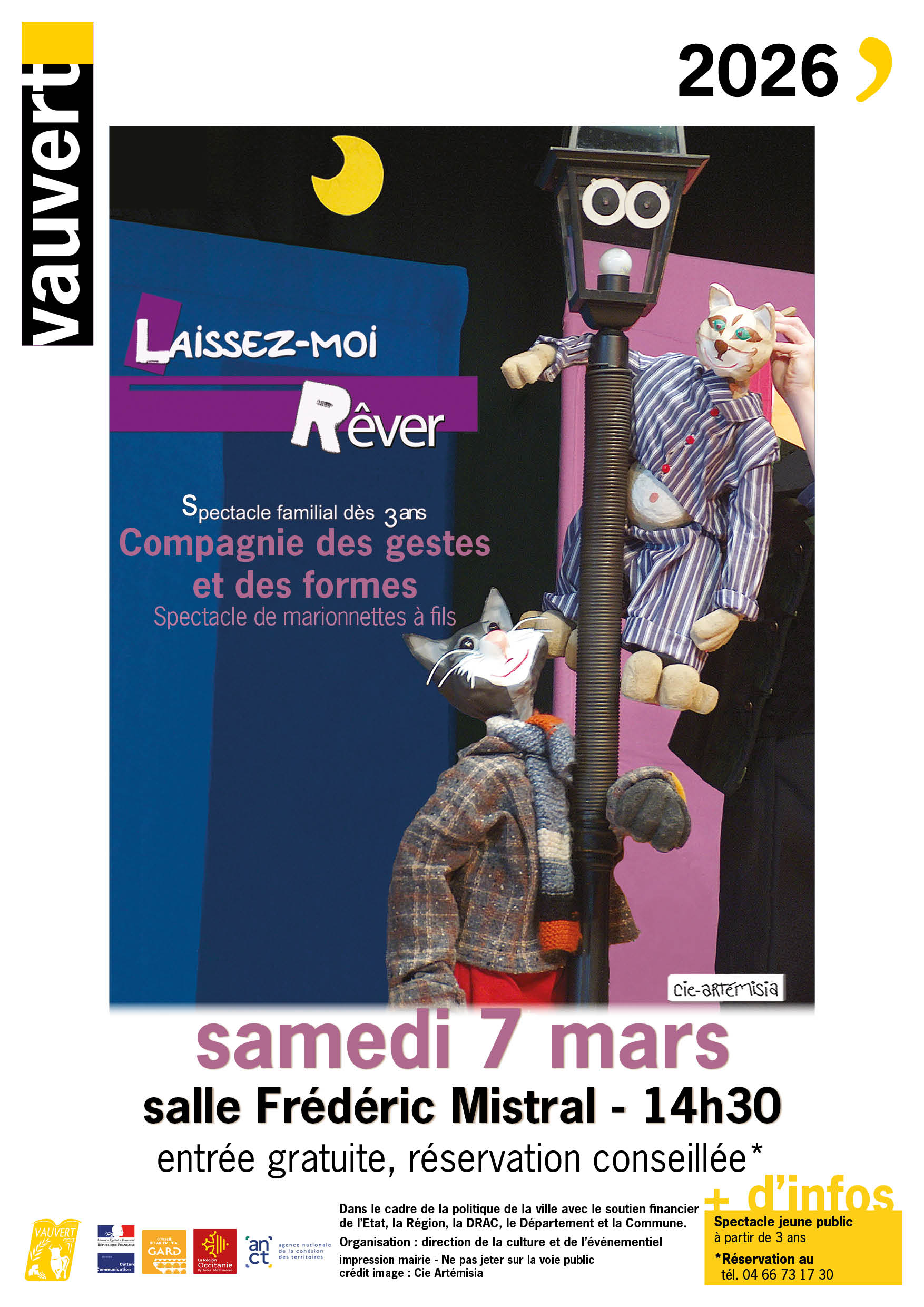 On va au Pestacle ? - Laissez-moi rêver - Samedi 07 mars 2026 à Vauvert