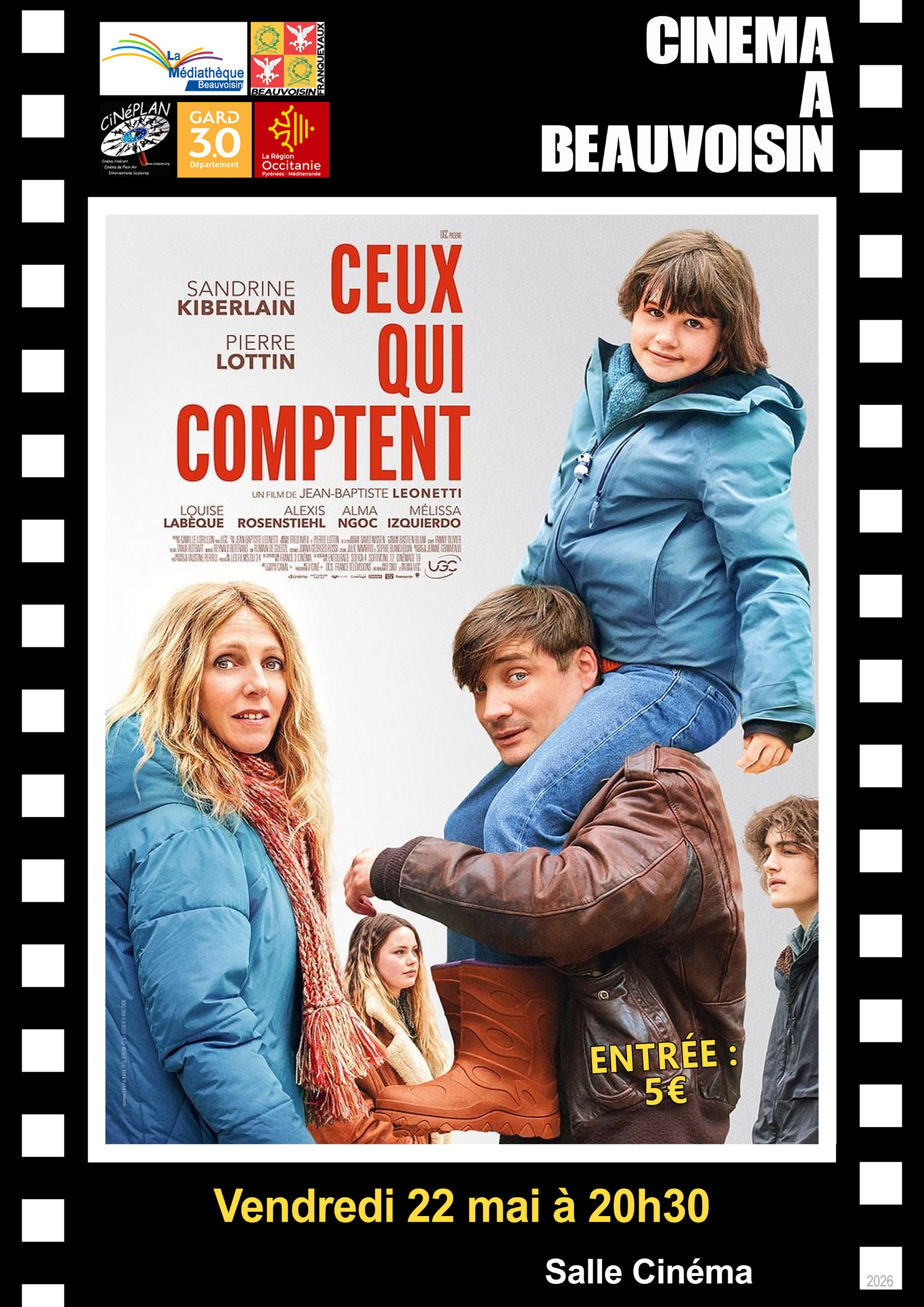 Cinéma à Beauvoisin  - "Ceux qui comptent"