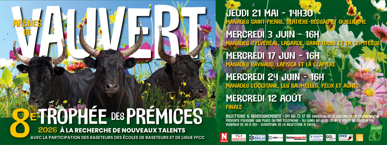 Trophée des prémices - Courses camarguaises à Vauvert