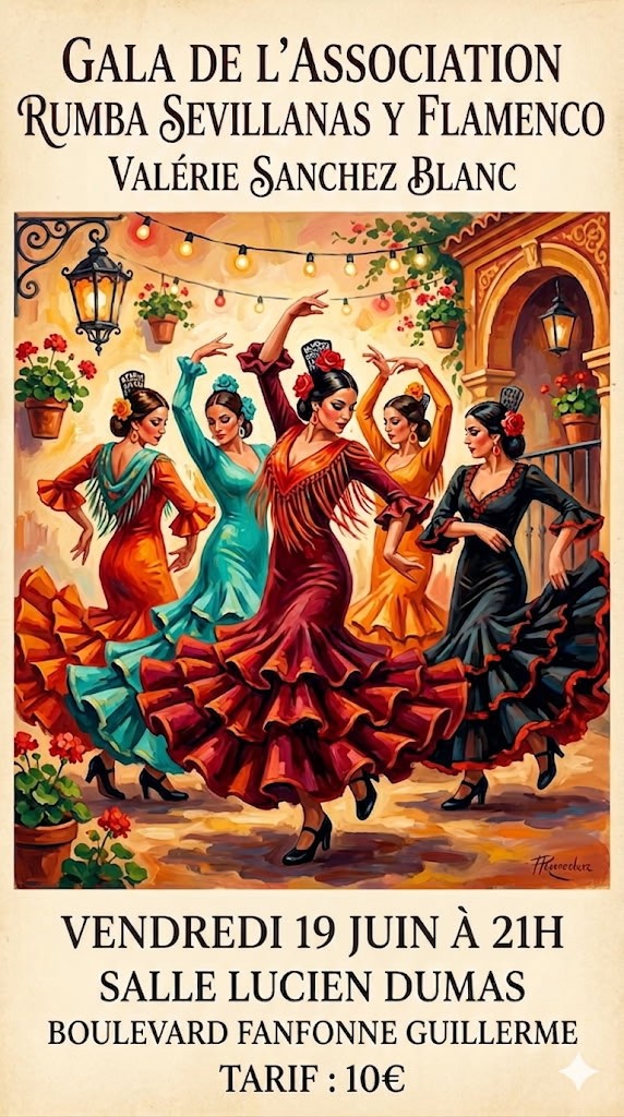 Gala de danse - Sévillanes - Vendredi 19 juin à Aimargues
