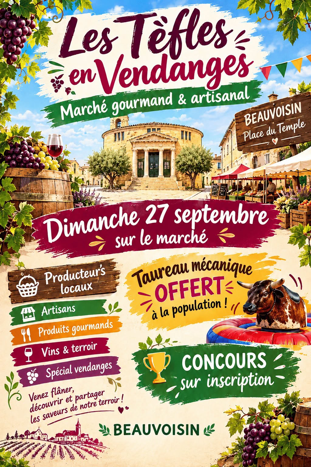 Le dimanche des Tèfles - Marché dominical estival