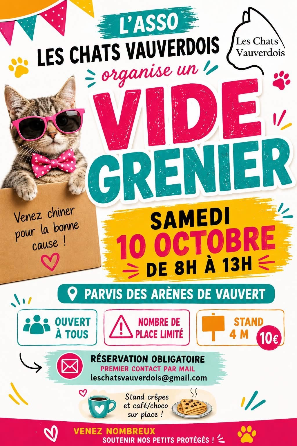 vide grenier vauvert - 02 octobre