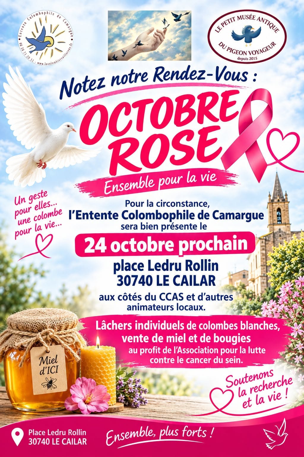 Octobre Rose - Samedi 24 octobre à Le Cailar