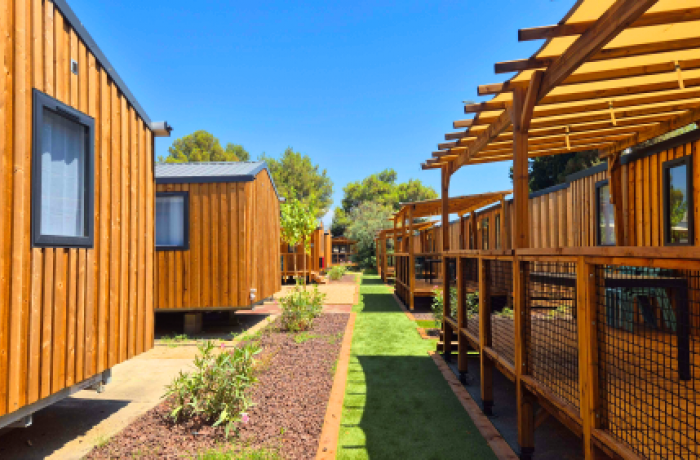 Camping Monte Cristo in Vauvert, mobile homes